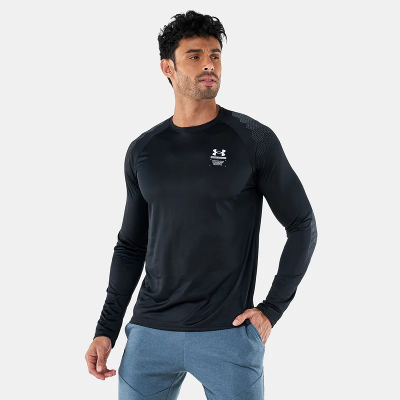 Men's UA Armourprint Long Sleeve Sweatshirt